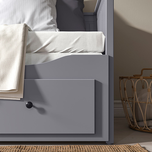 HEMNES dipan dengan 3 laci/2 kasur