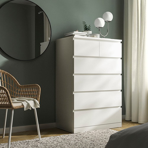 MALM lemari 6 laci