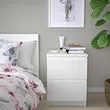MALM - chest of 2 drawers, white, 40x55 cm | IKEA Indonesia - PE886214_S2