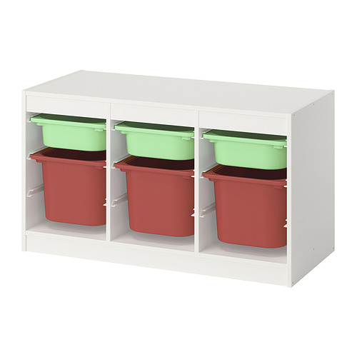 TROFAST storage combination with boxes