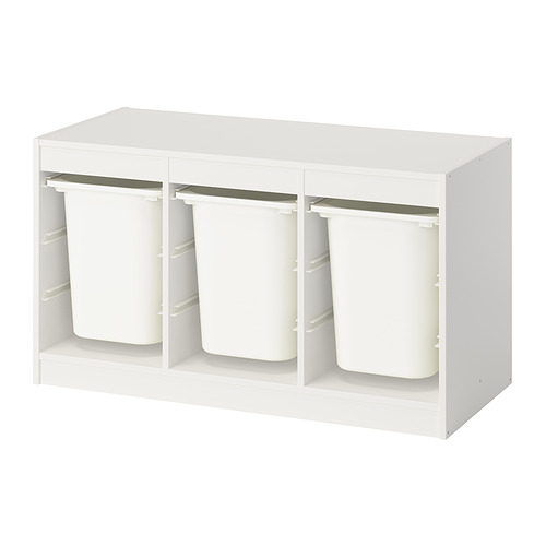 TROFAST storage combination with boxes