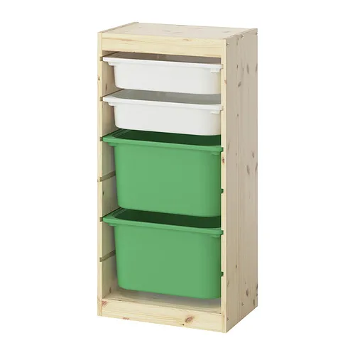 TROFAST storage combination with boxes