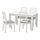EKEDALEN/LANEBERG - table and 4 chairs, white/white light grey, 130/190x80 cm | IKEA Indonesia - PE747985_S1