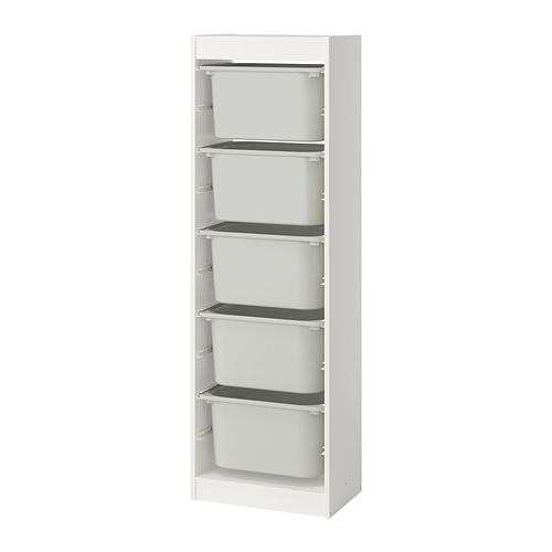 TROFAST storage combination with boxes