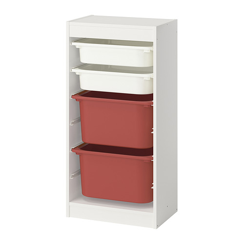 TROFAST storage combination with boxes