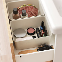 NOJIG - Organiser, plastic/beige, 20x25x10 cm
