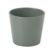 SOJABÖNA - Plant pot, grey/green, 9 cm