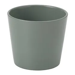 SOJABÖNA - Pot tanaman, abu-abu/hijau, 9 cm