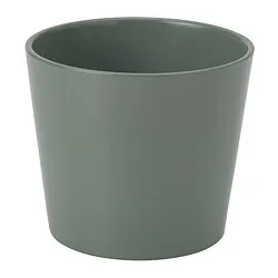 SOJABÖNA - Pot tanaman, abu-abu/hijau, 12 cm