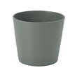 SOJABÖNA - Plant pot, grey/green, 15 cm