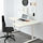 BEKANT - corner desk right sit/stand, white, 160x110 cm | IKEA Indonesia - PE564934_S1