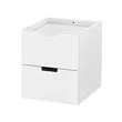 NORDLI - lemari 2 laci bermodul, putih, 40x45 cm | IKEA Indonesia - PE660199_S2