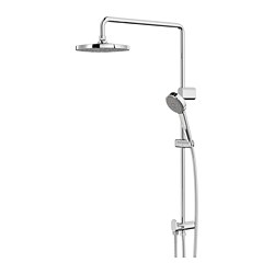 BROGRUND - Head/handshower kit with diverter, chrome-plated