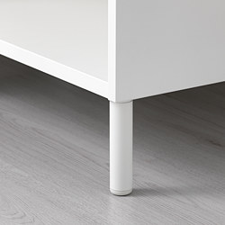 LÄTTHET - Kaki, putih/logam, 11 cm
