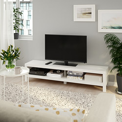 LACK - Meja TV, putih, 160x35x36 cm