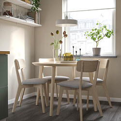 LISABO - Chair, ash/Tallmyra white/black