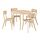 LISABO/LISABO - table and 4 chairs, ash veneer/ash, 105 cm | IKEA Indonesia - PE924491_S1