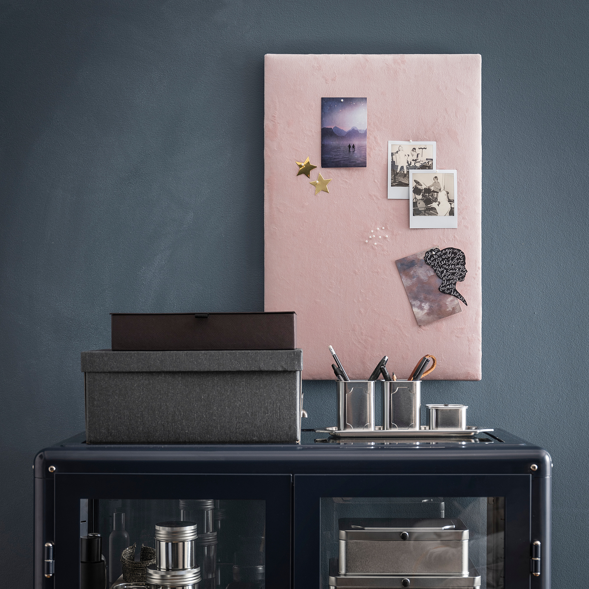 SVENSÅS memo board with pins, light pink, 40x60 cm IKEA Indonesia