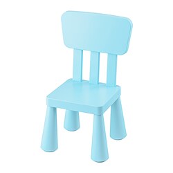 MAMMUT - Children's chair, in/outdoor/light blue