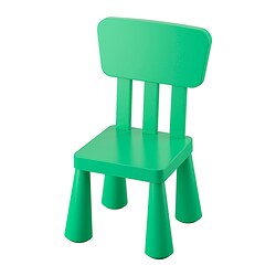 MAMMUT - Children's chair, in/outdoor/bright green