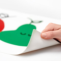 GRÖNFINK - Place mat, red/green, 30x40 cm