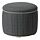 ÅTERLÖGA - pouffe, dengan penyimpanan/Kilanda abu-abu tua | IKEA Indonesia - PE953007_S1