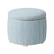 ÅTERLÖGA - Pouffe, dengan penyimpanan/Kilanda biru muda
