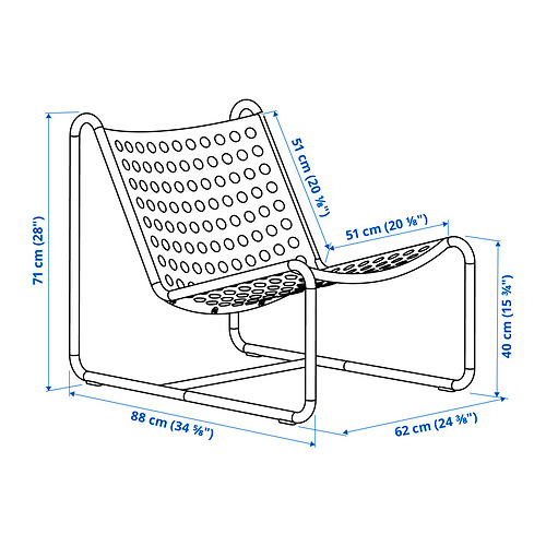 SKOGSÖN Measurement Illustration