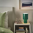 SPETSBOJ - Table lamp, dimmable/green, 22 cm