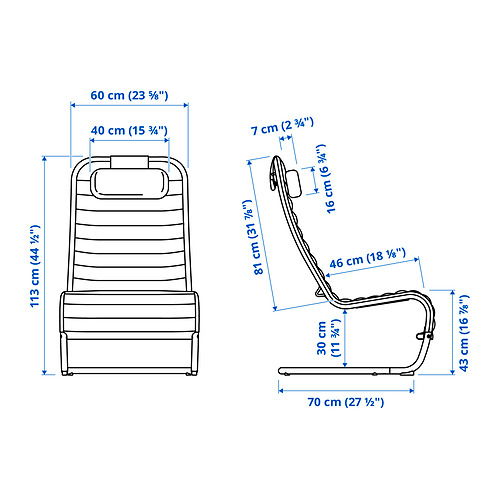YXSTABY Measurement Illustration
