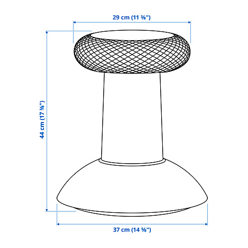YXSTABY Measurement Illustration