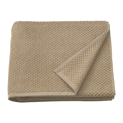 GULVIAL bath towel, beige, 70x140 cm | IKEA Indonesia