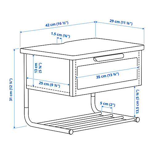 GRÅFJÄLLET Measurement Illustration