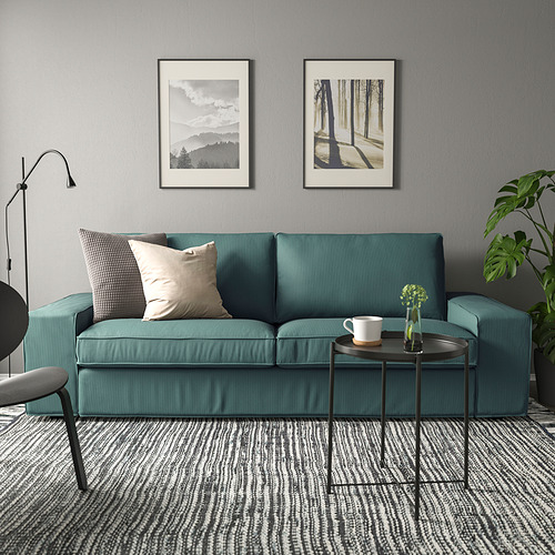 KIVIK 3-seat sofa, Kelinge grey-turquoise IKEA Indonesia