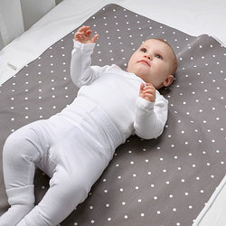 LEN - Babycare mat, dotted/grey, 90x70 cm