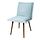 KLINTEN - chair, brown/Kilanda pale blue | IKEA Indonesia - PE886896_S1
