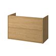 ÄNGSJÖN - wash-stand with drawers, oak effect, 100x48x63 cm | IKEA Indonesia - PE924869_S2