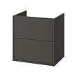 HAVBÄCK - wash-stand with drawers, dark grey, 60x48x63 cm | IKEA Indonesia - PE924873_S2