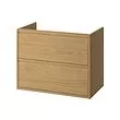 ÄNGSJÖN - wash-stand with drawers, oak effect, 80x48x63 cm | IKEA Indonesia - PE924875_S2