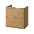 ÄNGSJÖN - wash-stand with drawers, oak effect, 60x48x63 cm | IKEA Indonesia - PE924878_S2