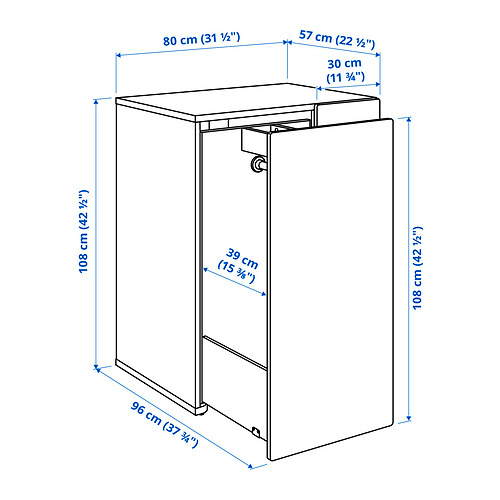 SMÅSTAD Measurement Illustration