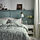 RODGERSIA - duvet cover and 2 pillowcases, green/white, 240x220/50x80 cm | IKEA Indonesia - PE953279_S1