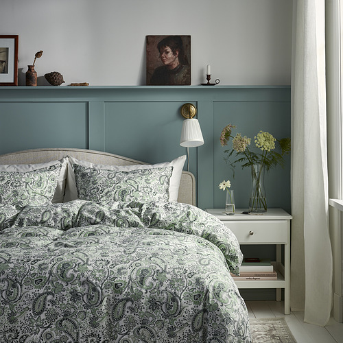 RODGERSIA duvet cover and 2 pillowcases