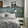 RODGERSIA - duvet cover and pillowcase, grey/white, 150x200/50x80 cm | IKEA Indonesia - PE953277_S1