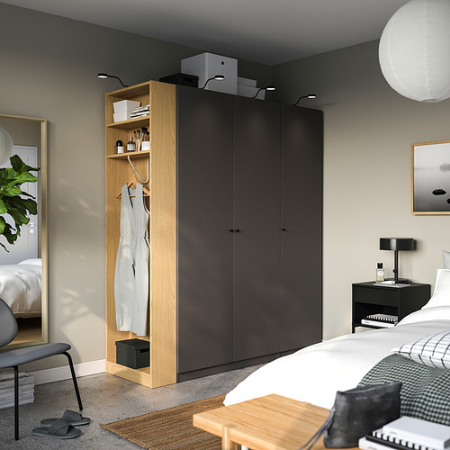PAX add-on end-unit, oak effect, 20x58x201 cm | IKEA Indonesia