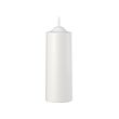 SMÅLOM - LED pillar candle, battery-operated white, 19 cm