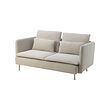 SÖDERHAMN - Compact 3-seat sofa, Fridtuna light beige