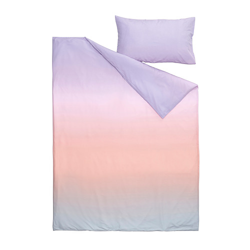 FLÄDERBUSKE duvet cover and pillowcase