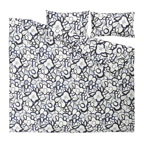 HÄRLIR sarung duvet dan 2 sarung bantal