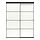 MEHAMN/SKYTTA - sliding door combination, black/double sided white, 152x205 cm | IKEA Indonesia - PE886997_S1